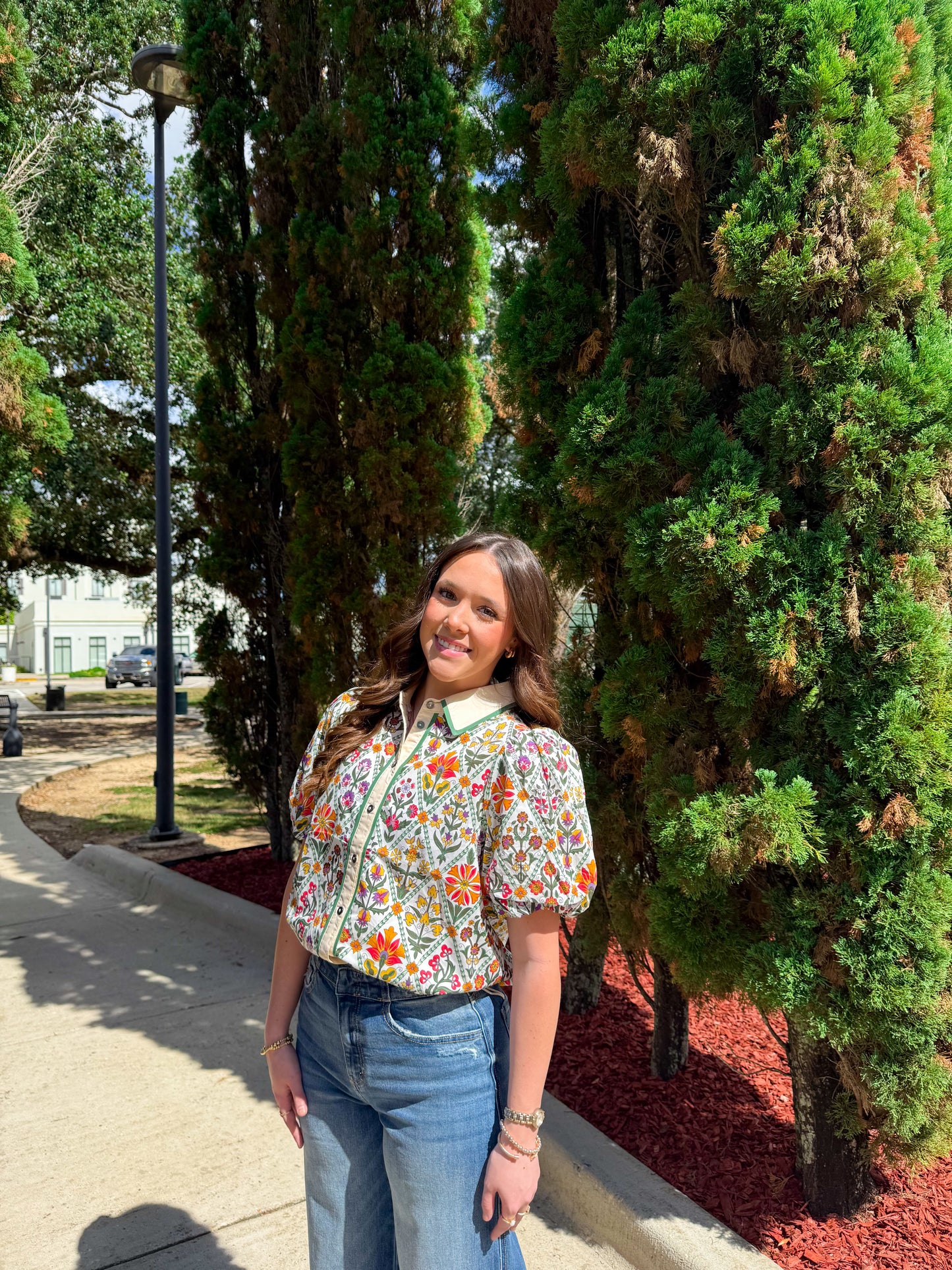 Floral Radiance Top