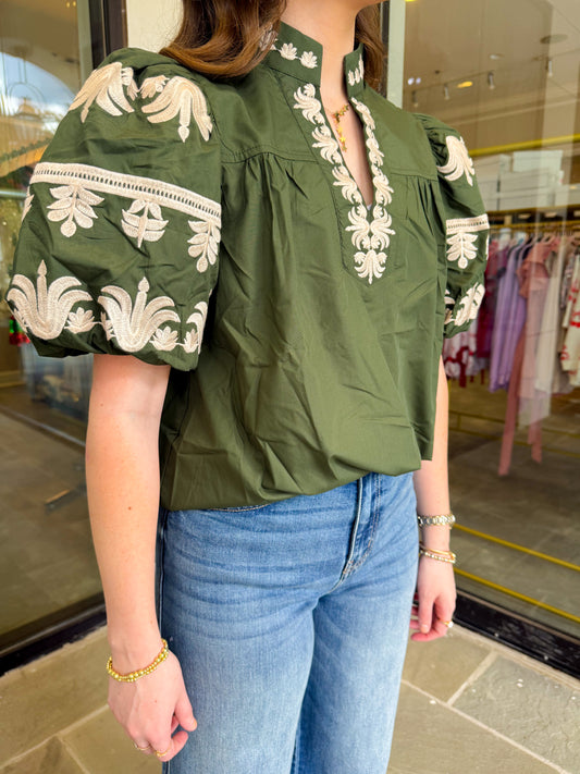 Olive Court Top