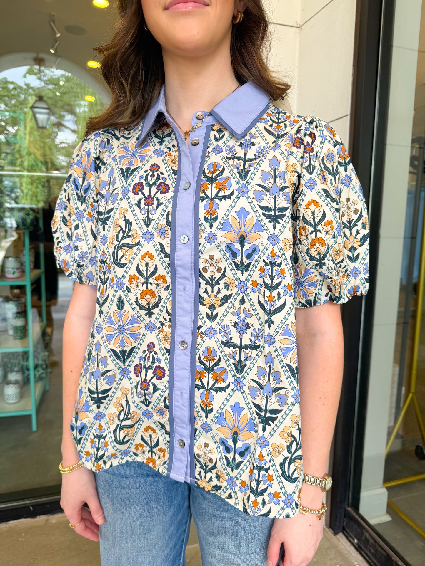 Floral Radiance Top