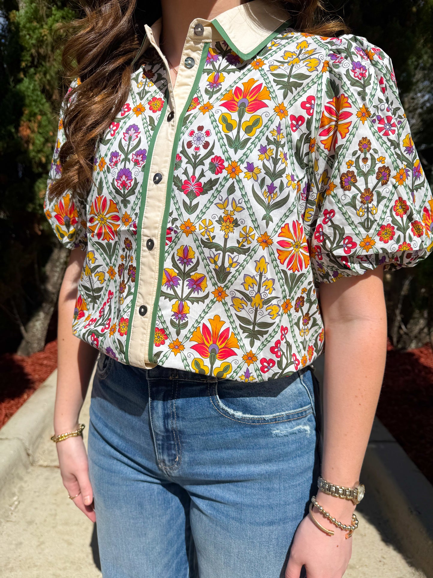 Floral Radiance Top