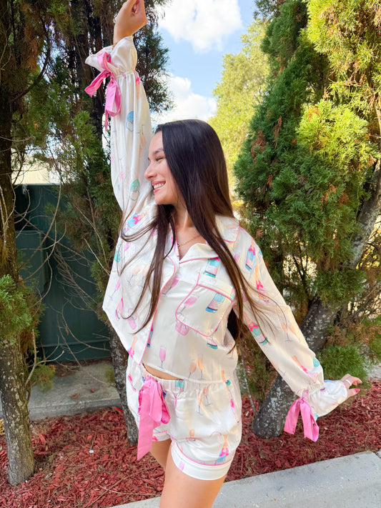 Sip in Satin Sleep Set