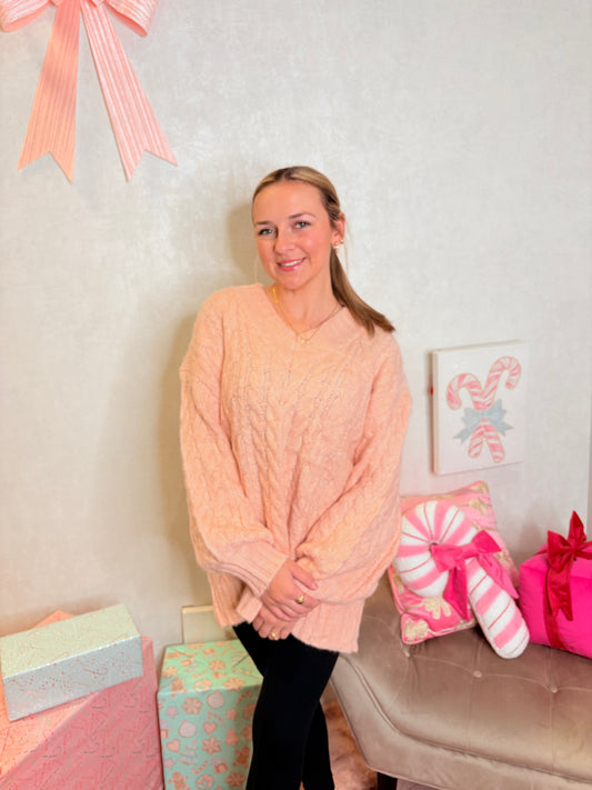 Pinky Promise Knit Sweater