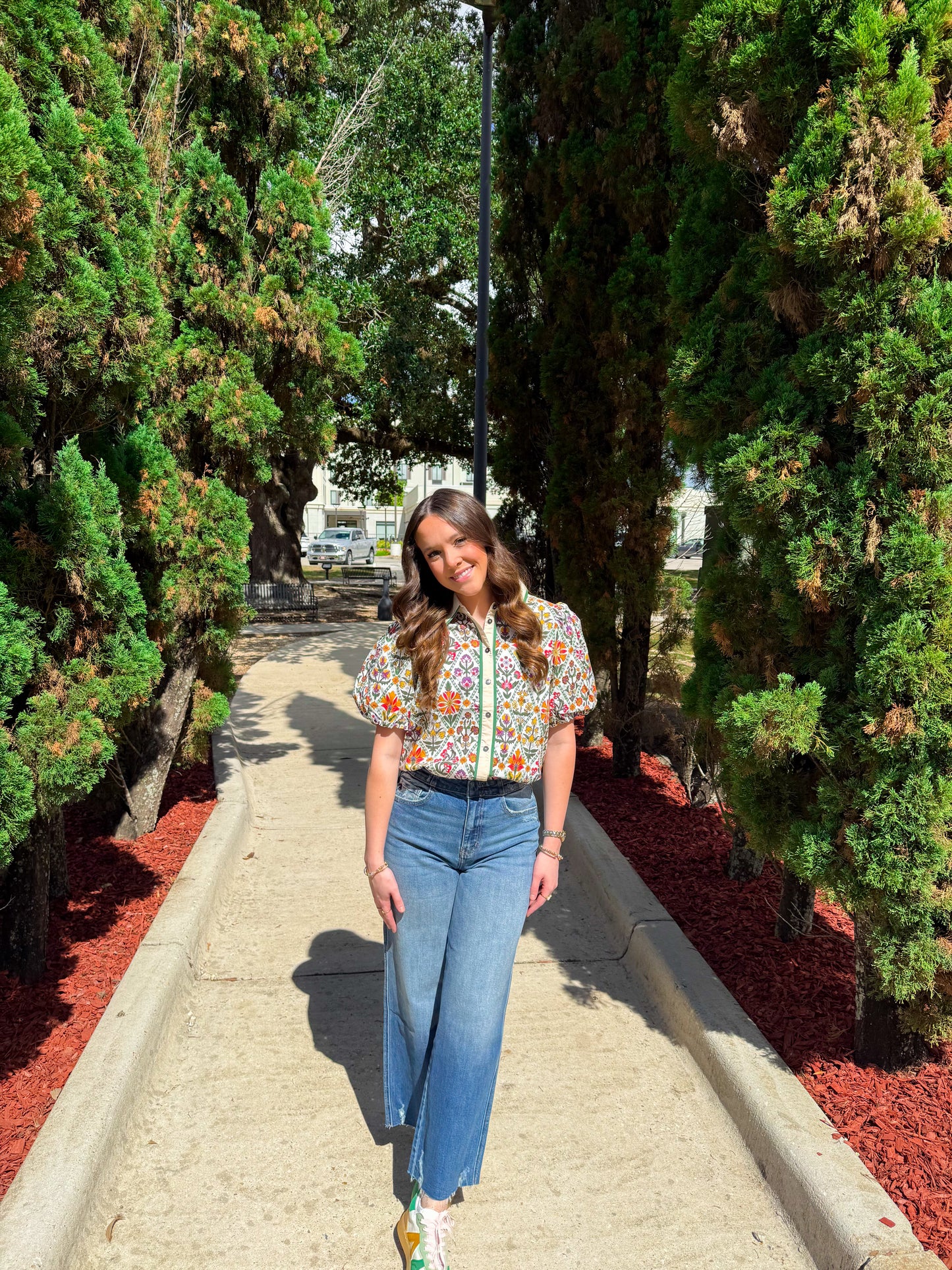 Floral Radiance Top