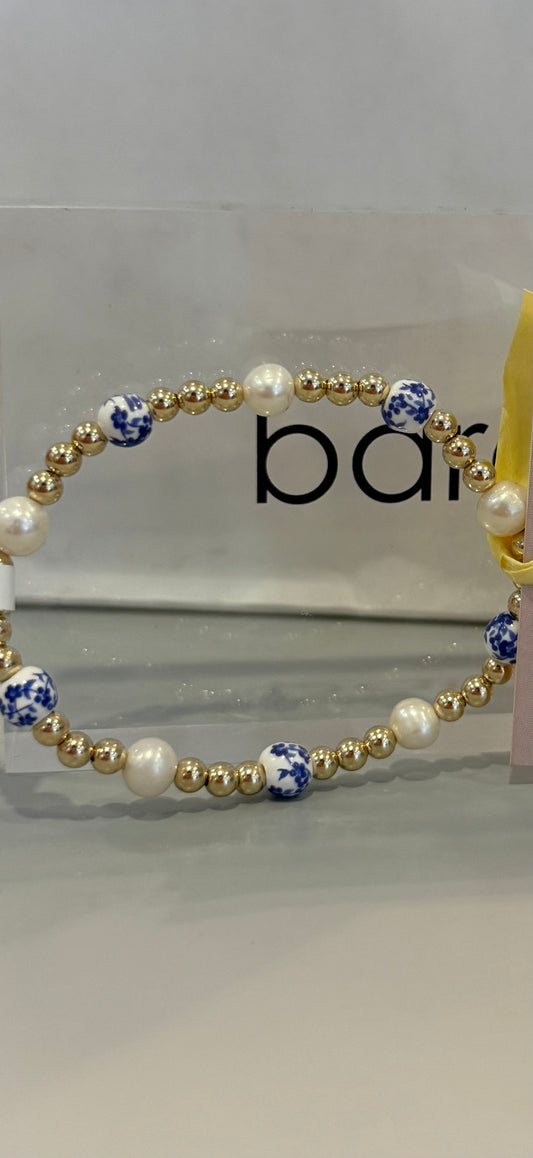 Blue Cherry Blossom Bracelet