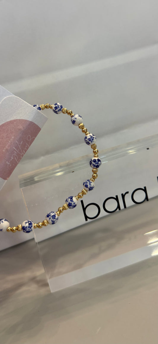 Blue Peach Blossom Bracelet