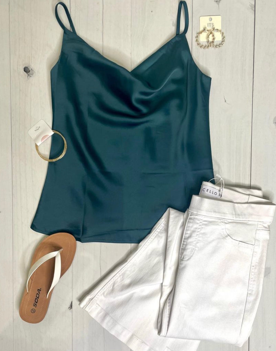 The Glam Satin Cami