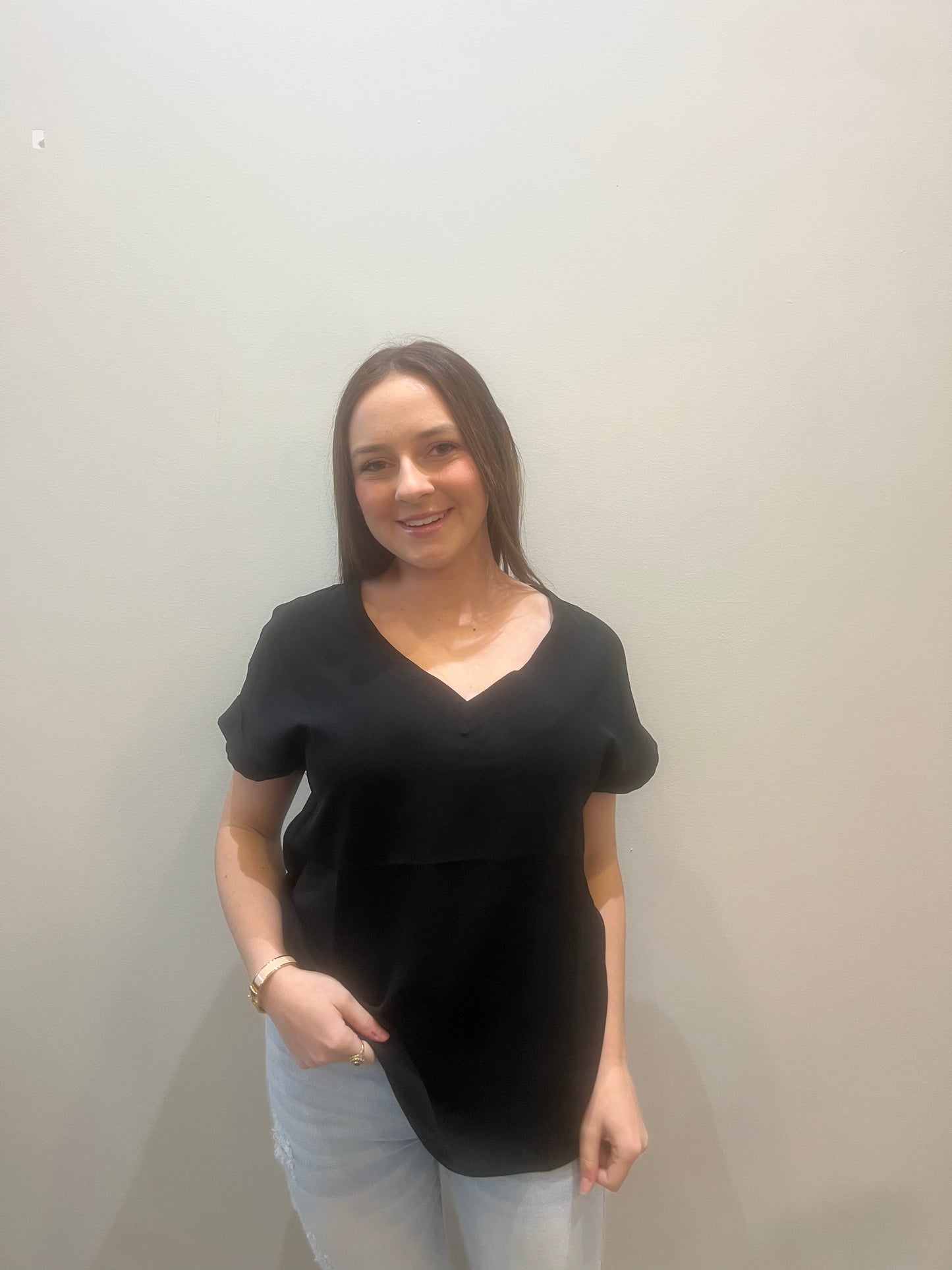 Basic V Neck Top