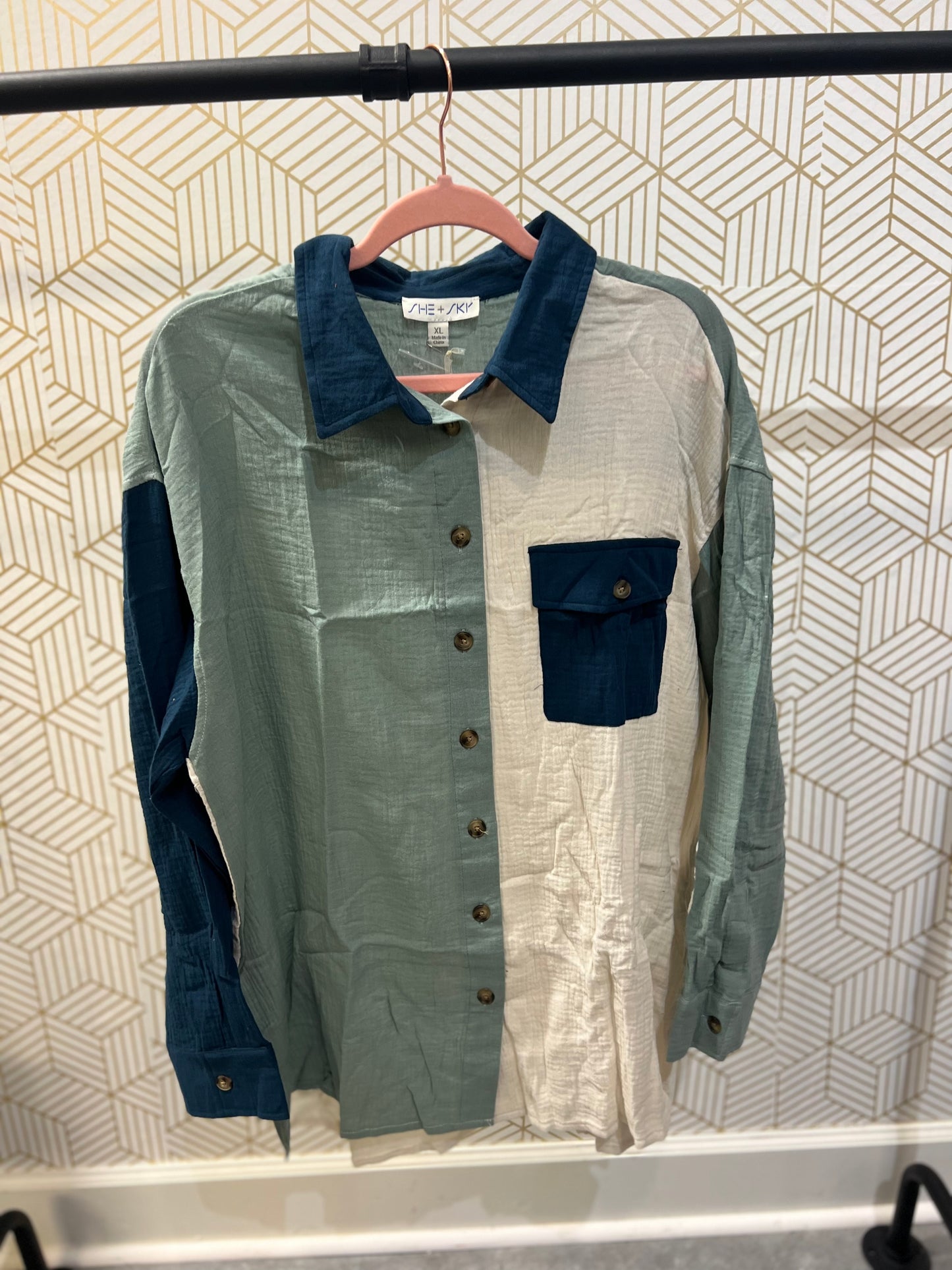 Winter Blue/Green Long Sleeve