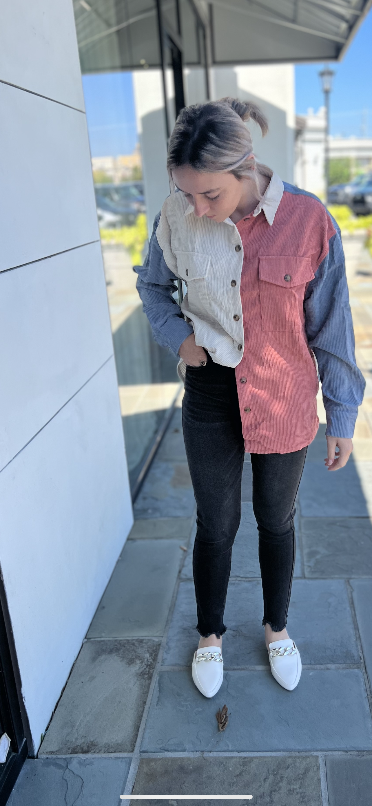 Shesky Long Sleeve Corduroy