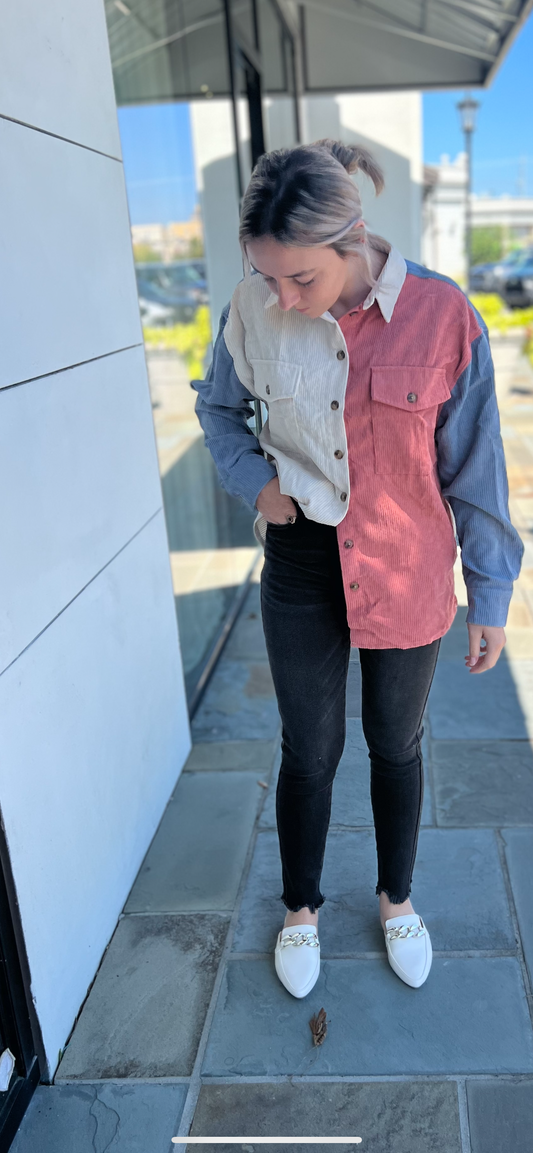 Shesky Long Sleeve Corduroy