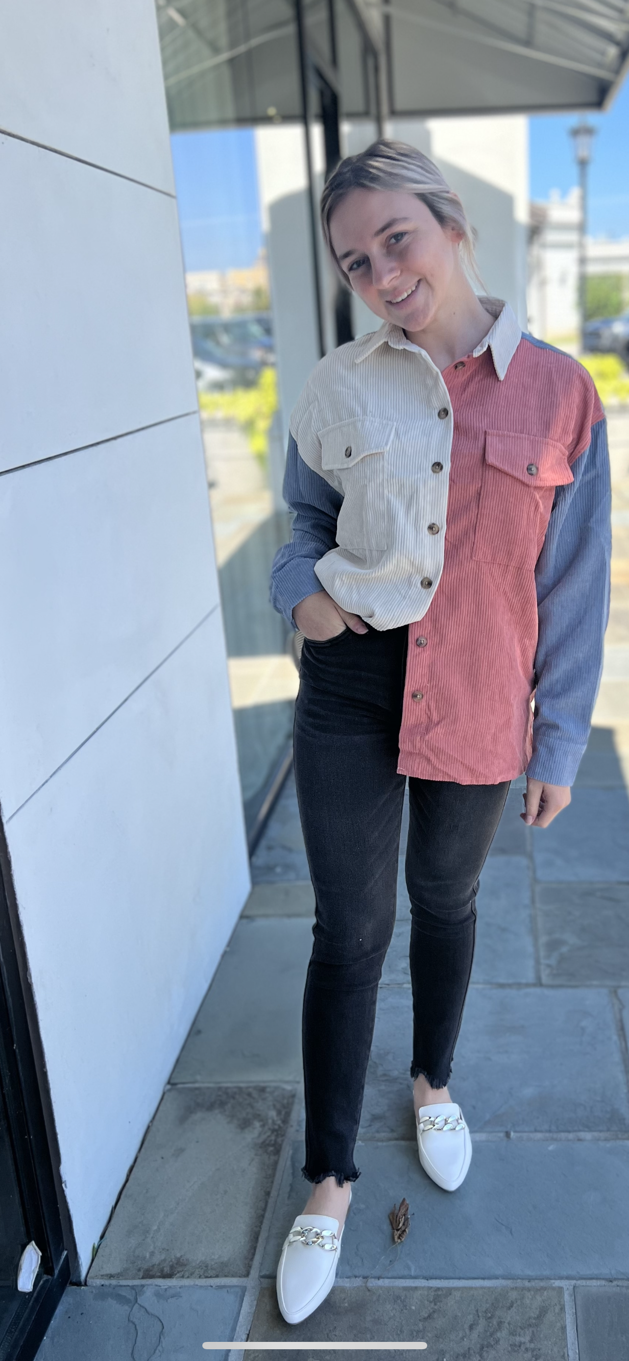 Shesky Long Sleeve Corduroy