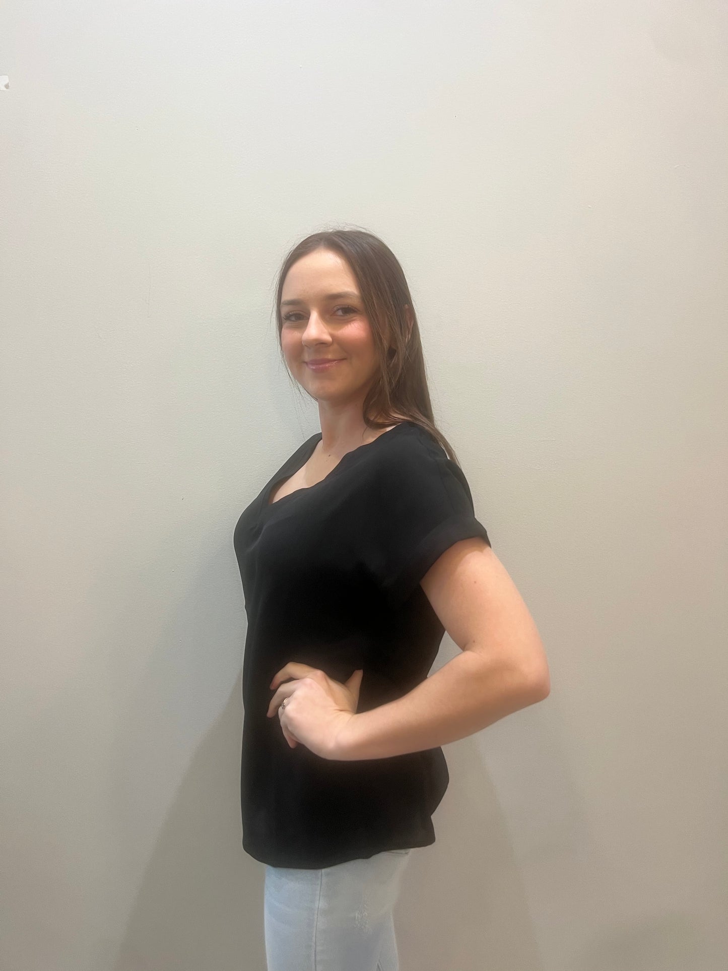 Basic V Neck Top