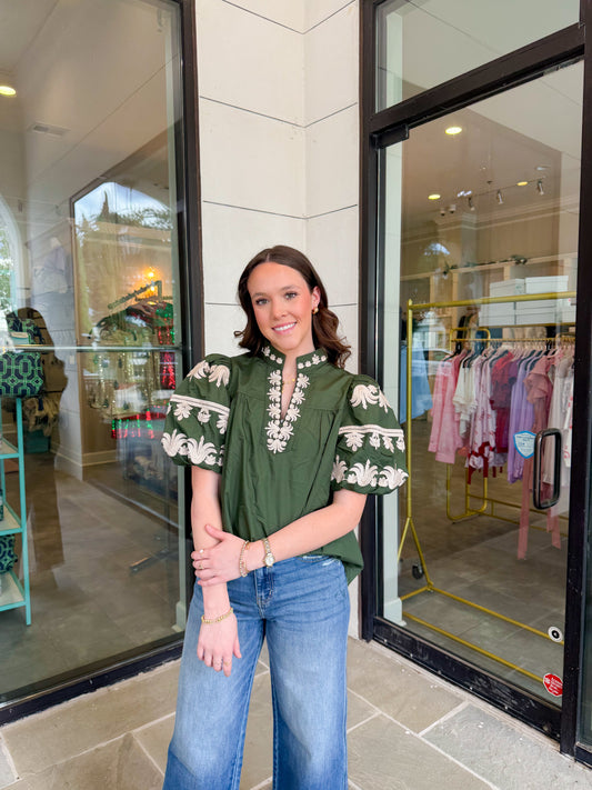 Olive Court Top