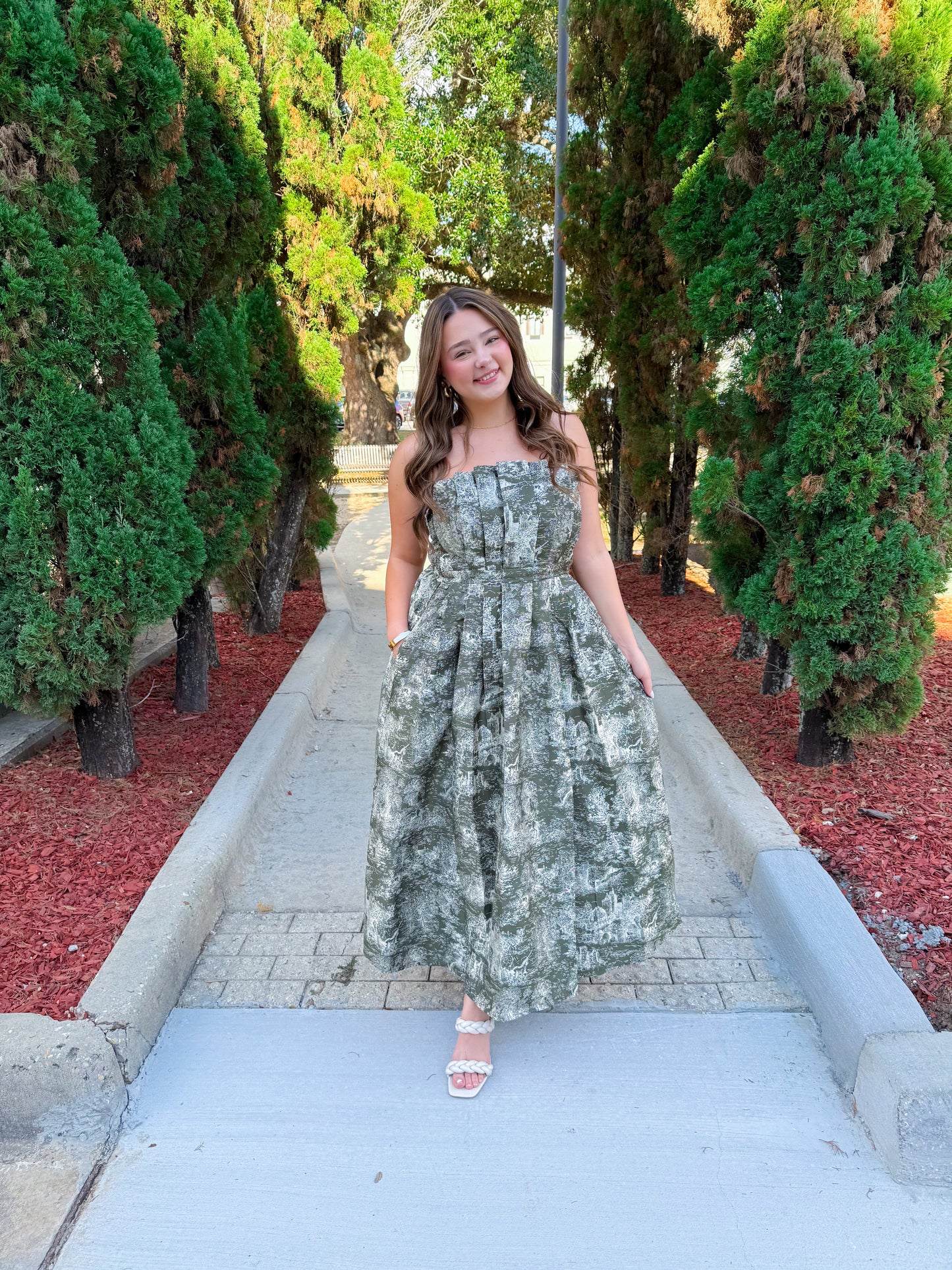 Forestspell Midi Dress