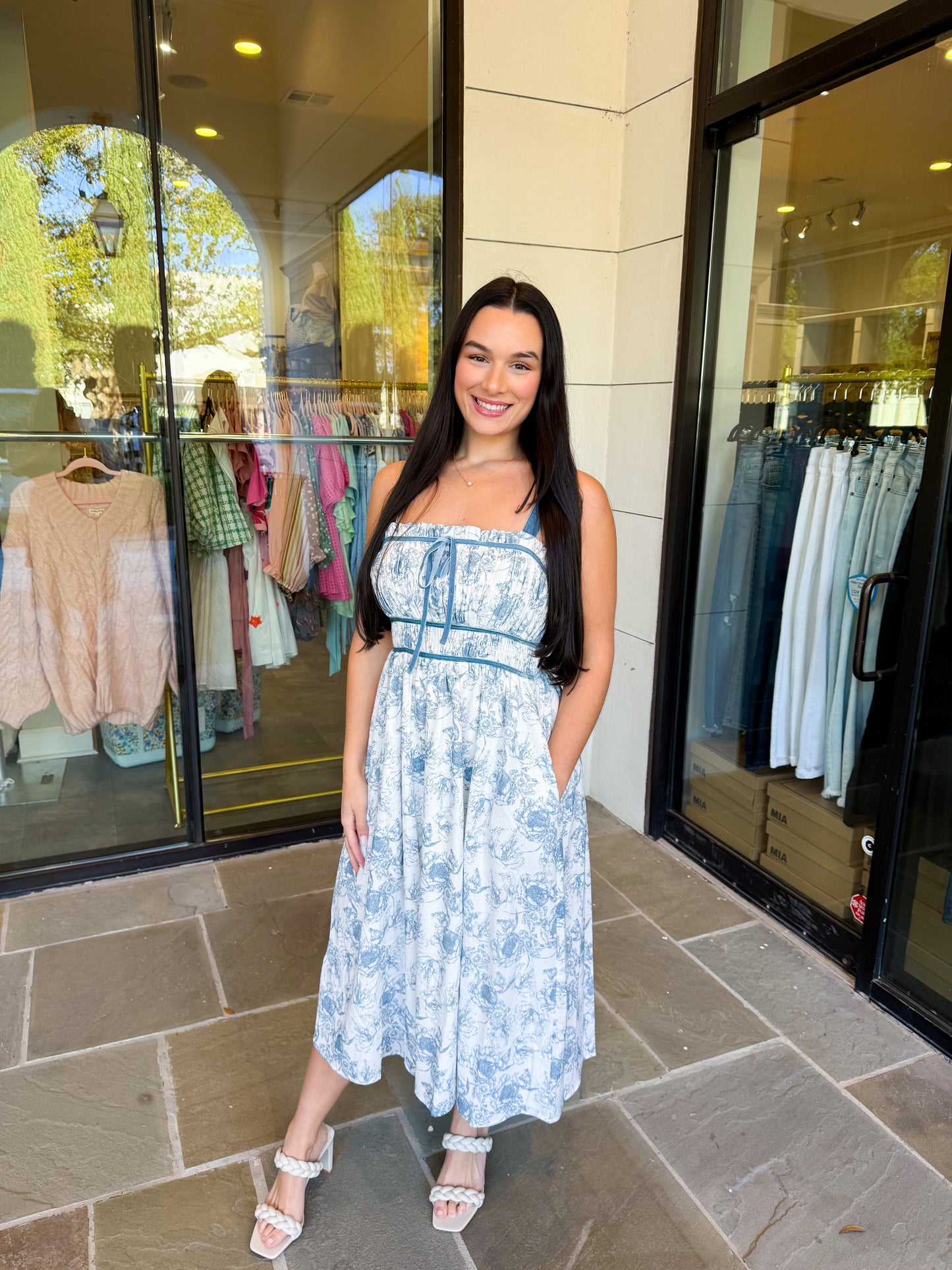 Blue Velvet Garden Dress