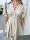 Beige Boulevard Dress