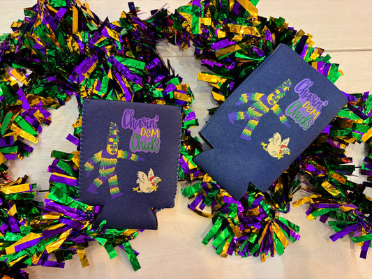 Mardi Gras Koozie Slim