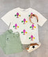 Mardi Gras Fleur De Lis Top