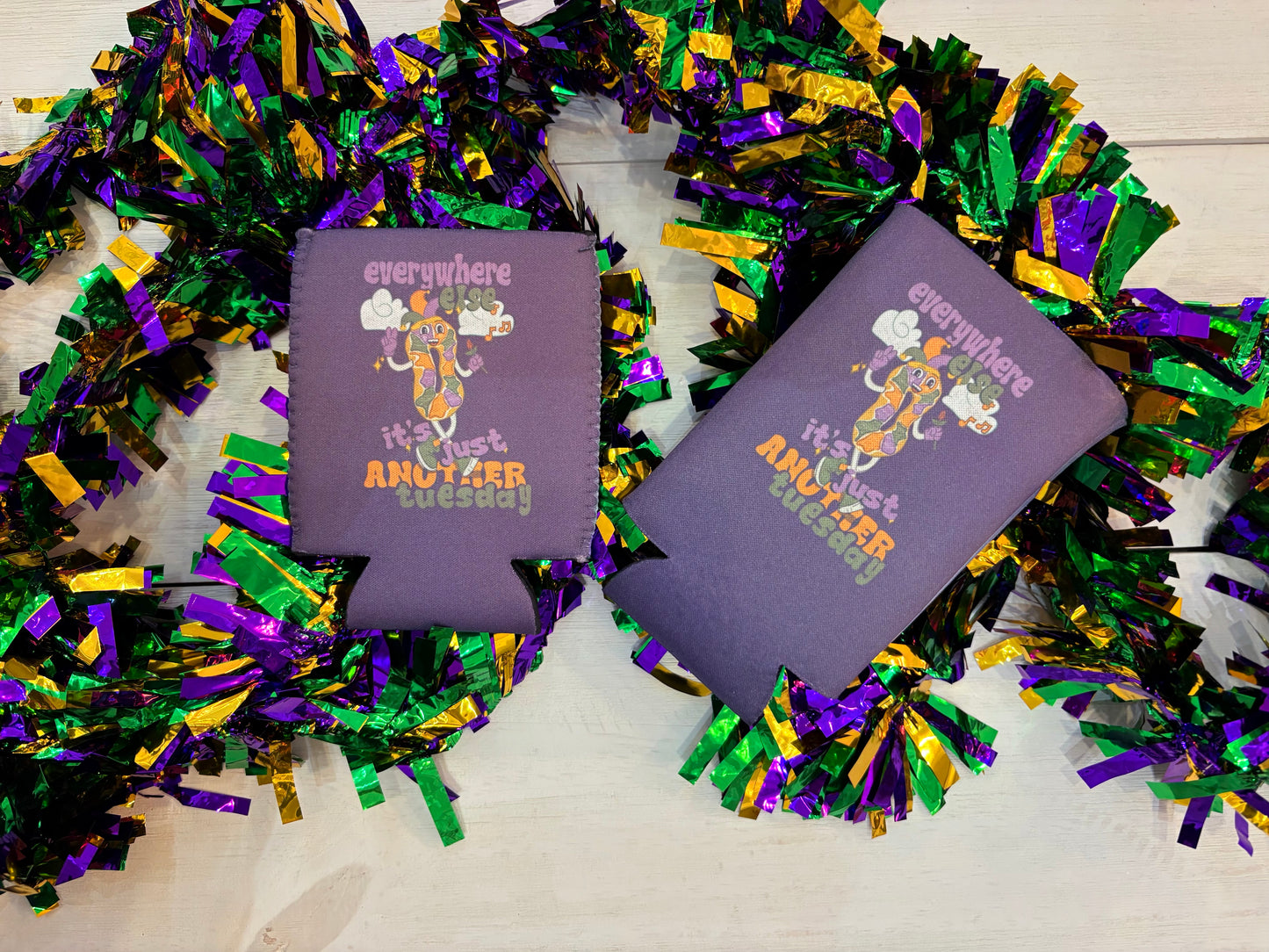 Mardi Gras Koozie Regular
