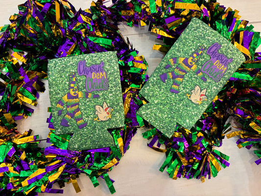 Mardi Gras Koozie Slim