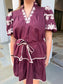 Wine Court Dress