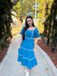 Indigo Bloom Dress