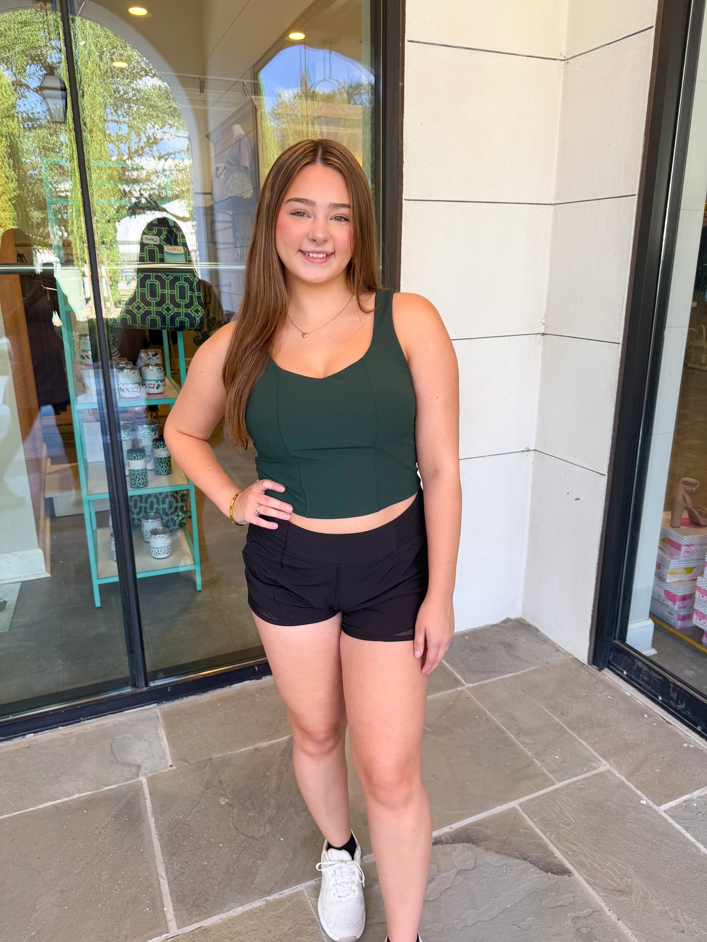 Forest Mist Crop Tank