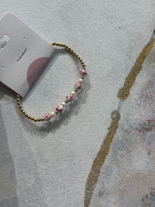 B Peony Pink Bracelet