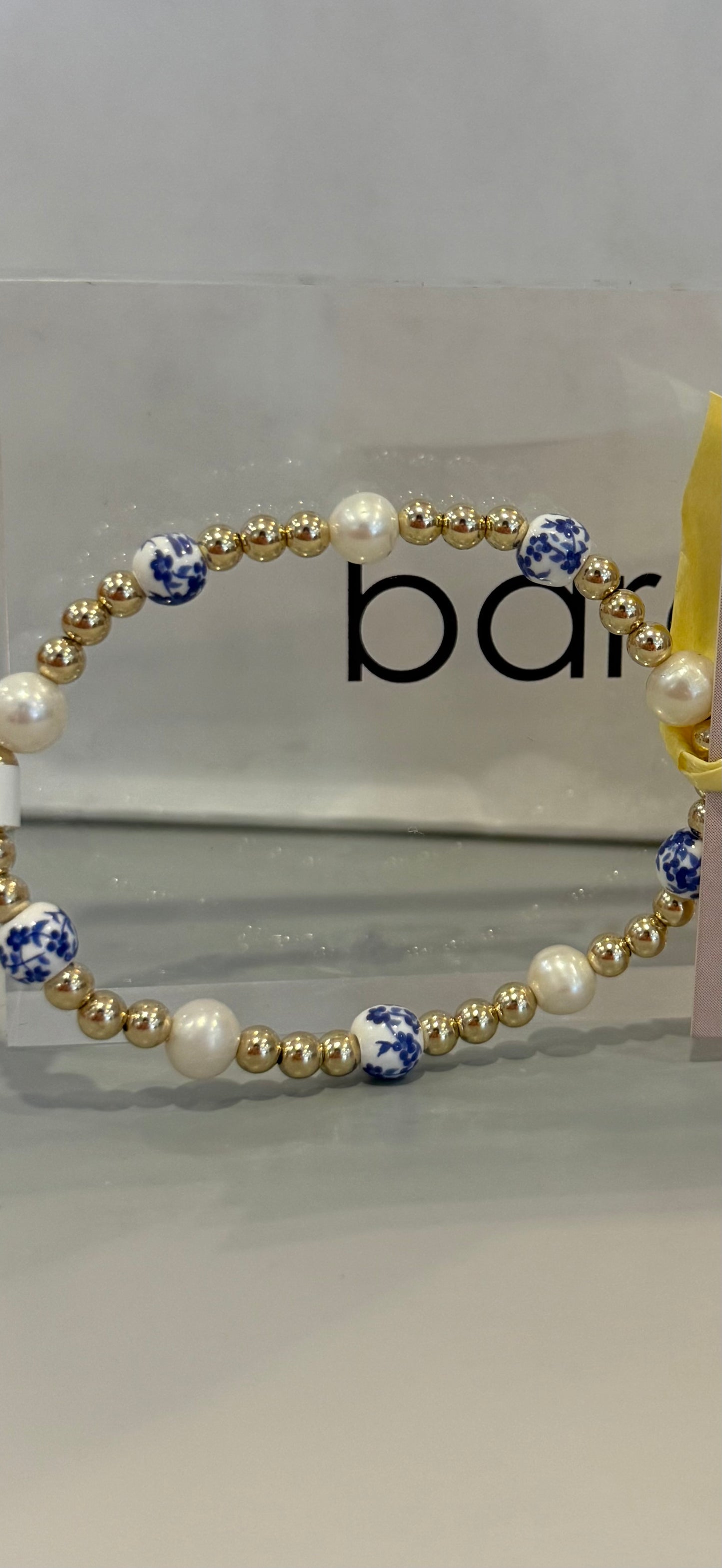 Blue Cherry Blossom Bracelet