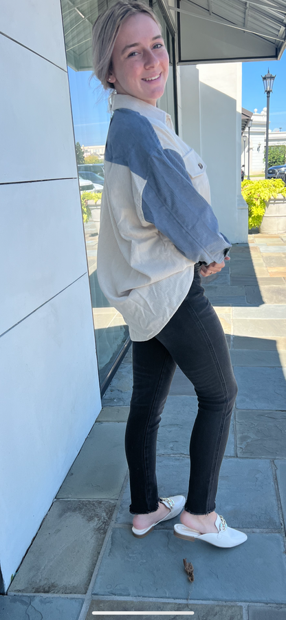 Shesky Long Sleeve Corduroy