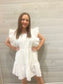 White Poppy Dress